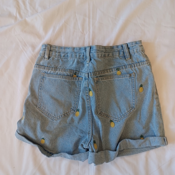 Streetwear Society Pineapple Denim Shorts - Picture 2 of 4